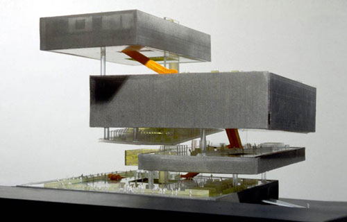floating platforms model